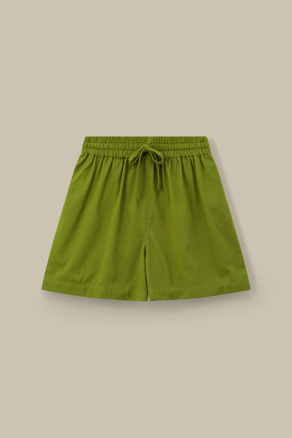Charlie  - Cotton Shorts in Cypress Green - Image 6