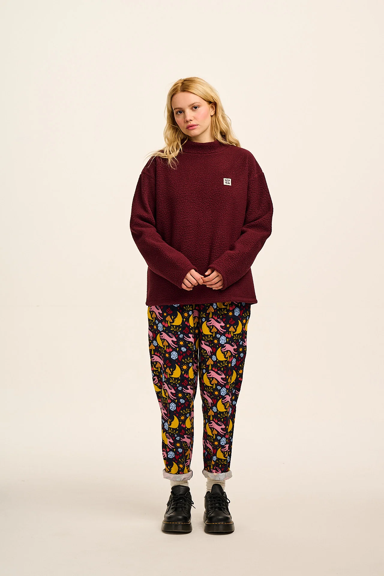 L.E. Alexa - Cotton Trousers in Bunnies Print - Image 5
